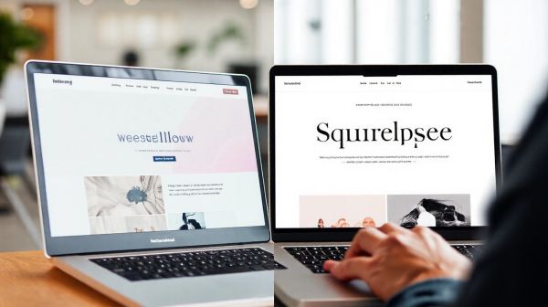 Top différences entre Webflow et Squarespace pour votre site